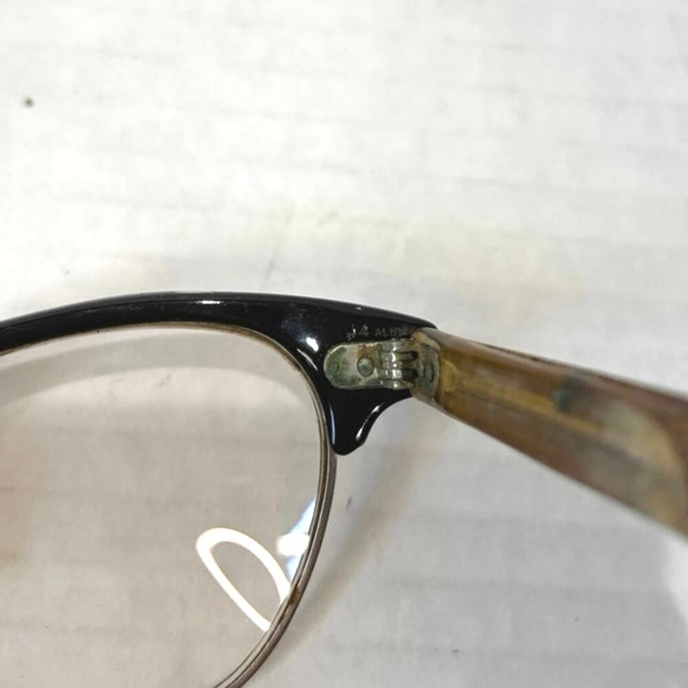 Vintage ArtCraft Bifocal Eyeglasses 1/10 12K GF Women's Black /Silver Cat Eye - Picture 9 of 9
